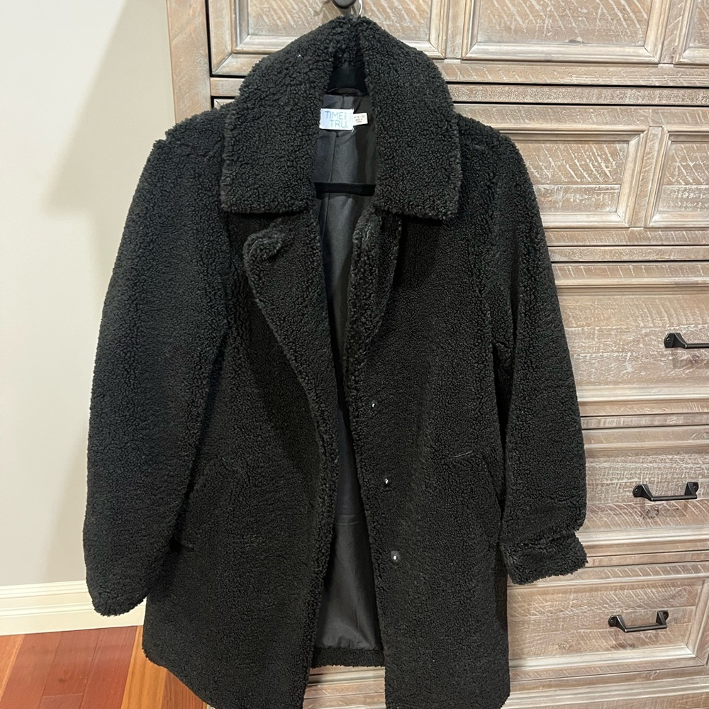 Time and true teddy jacket super cute size medium